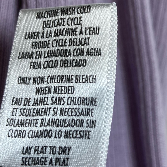 Casual Corner Lavender V-Neck Cardigan Vintage Preppy Cottagecore Y2K - Picture 8 of 14